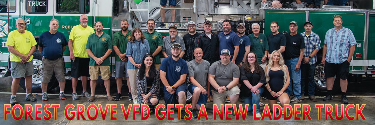 Banner Forest Grove VFD gets a new ladder truck - Montour 10